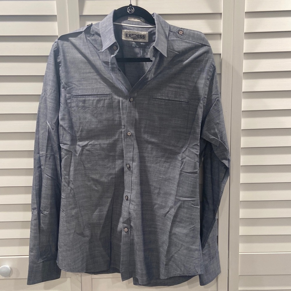 EXPRESS Fitted Dress Shirt